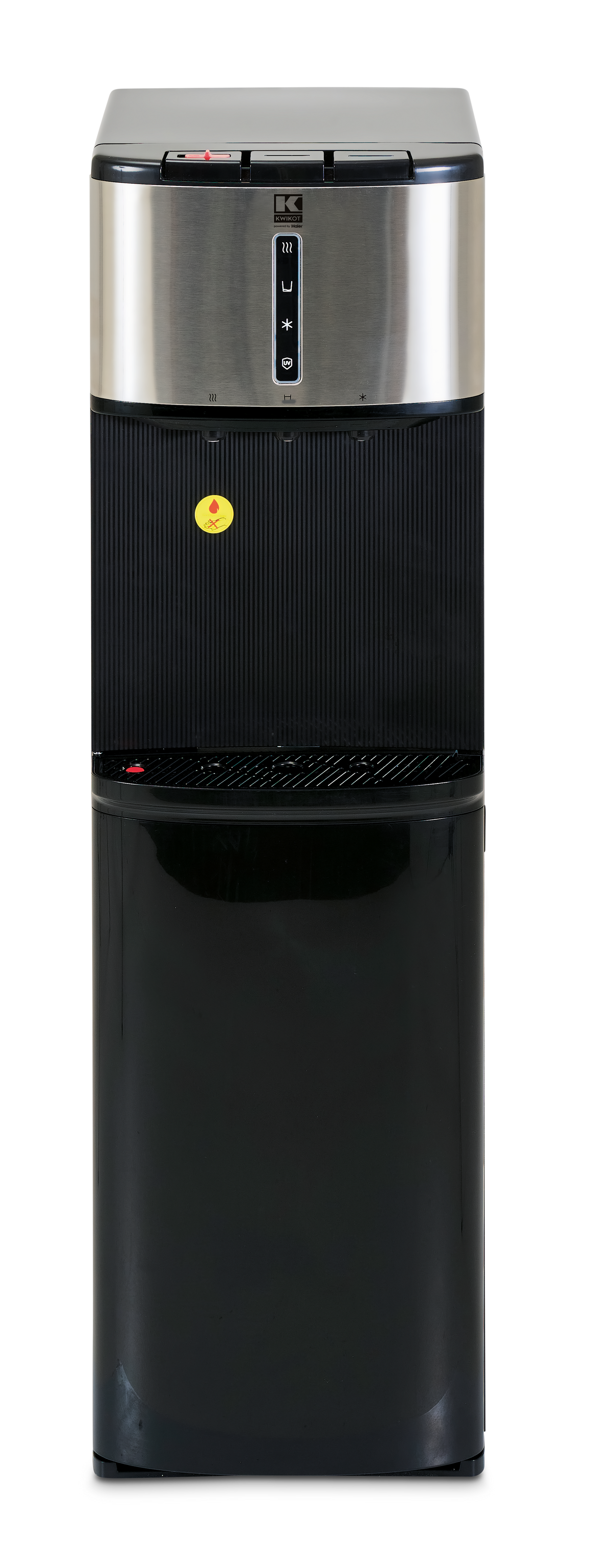Kwikot Bottom Loading Water Dispenser - Black and Silver