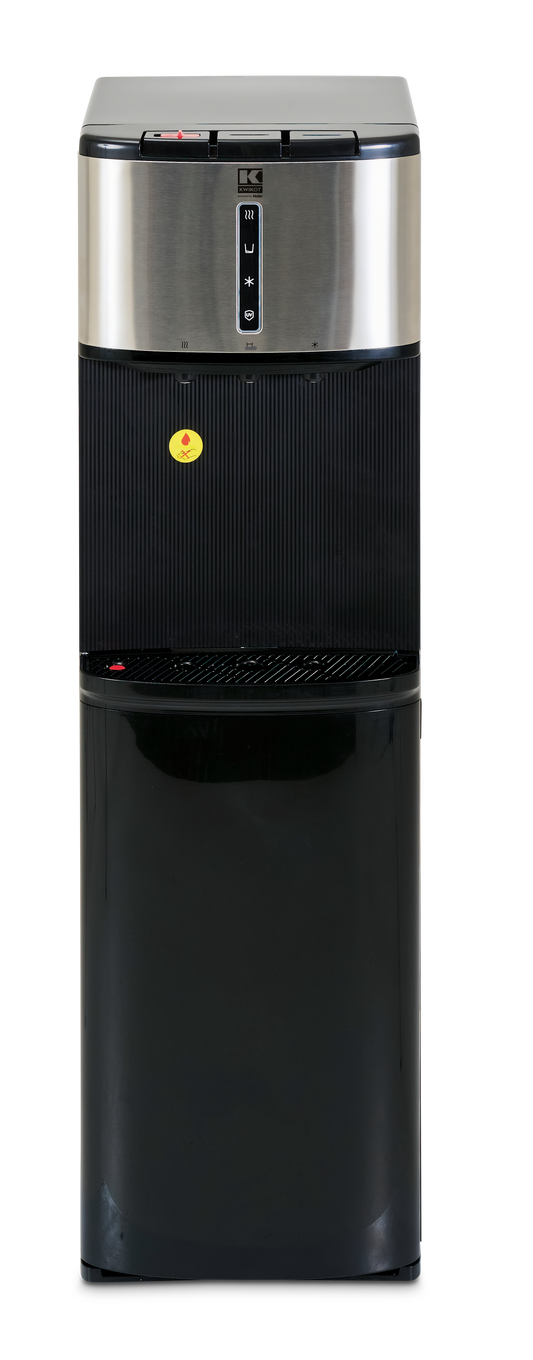 Kwikot Bottom Loading Water Dispenser - Black and Silver