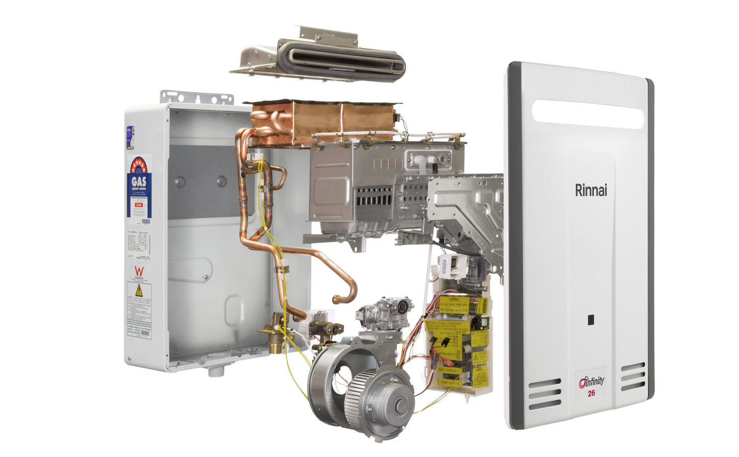 Rinnai 26L Infinity 26 External Domestic Forced Fan Gas Geyser