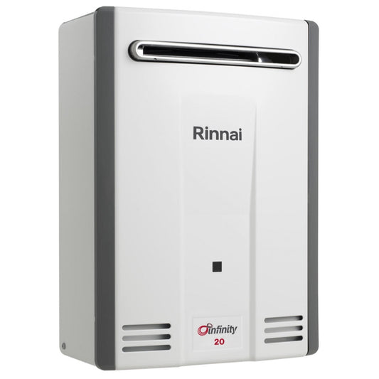 Rinnai 20L Infinity 20 External Domestic Forced Fan Gas Geyser