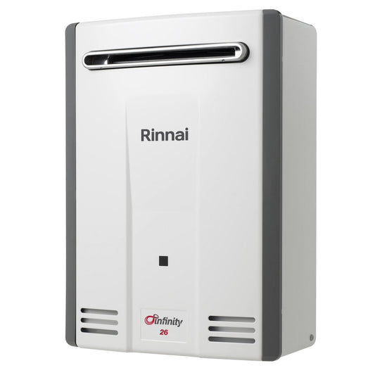 Rinnai 26L Infinity 26 External Domestic Forced Fan Gas Geyser